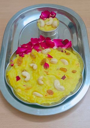 A picture of Sweet potato Halwa.