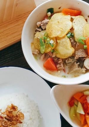 Foto resep Soto betawi daging kambing