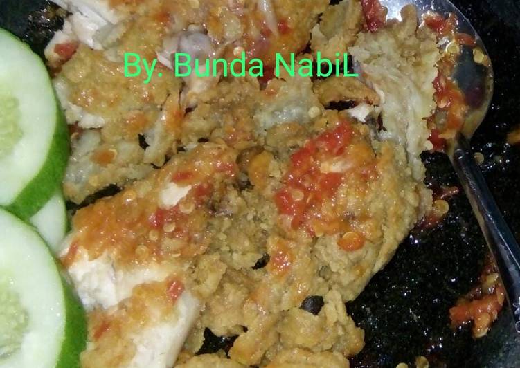 Resep !MANTAP 5.Ayam geprek no ribet resep masakan rumahan yummy app