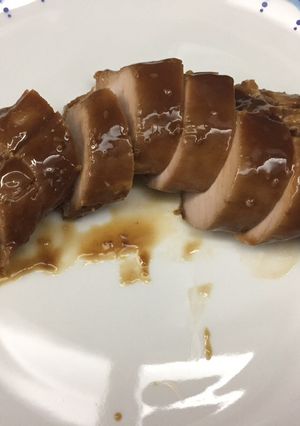 Una foto de Lomito de cochino en Salsa Teriyaki