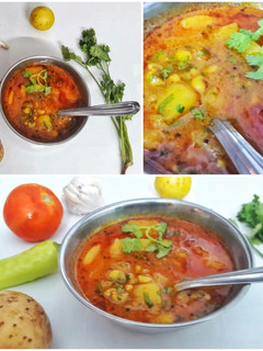 आलू और चवली की फली की जोल की सब्जी (Aloo aur chawli ki fali ki jhol ki sabzi recipe in Hindi) रेसिपी मुख्य फोटो