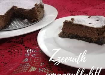 How To Cooking Recipe Baked Chocolate Cheesecake Savory Delicious