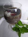Licuado de Pepino, Frutilla, yogurt, arándanos y Menta