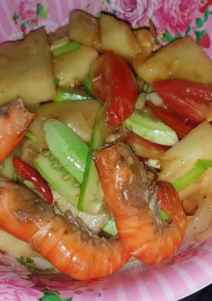 รูปของ ผัดเปรี้ยวหวานกุ้ง (ไม่ใส่ซอสมะเขือเทศ) #งบ60บาท
