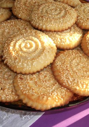صورة لوصفة طريقة عمل بسكوت العيد بجوز الهند