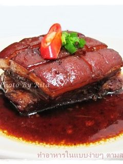 รูปของ หมูสามชั้นต้มโค้ก