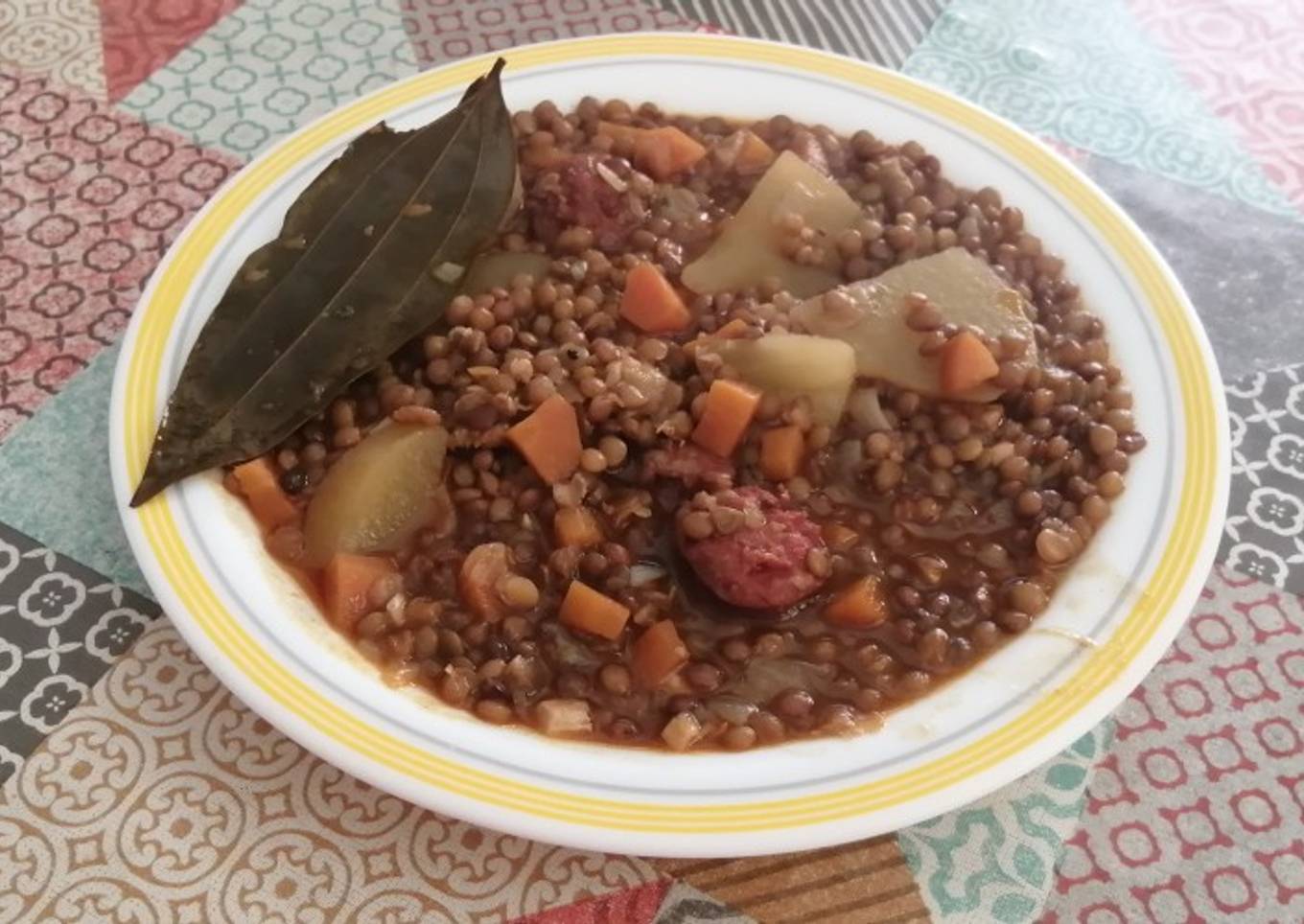 🍲 Lentejas Pardina con chorizo