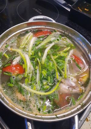 Hình của món Canh cá bò thả chua.