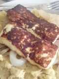 Mangú con Queso frito