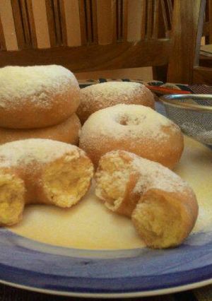 Foto resep Donat Labu Kuning (metode water roux) 