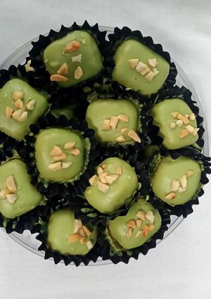 Foto resep Cookies Almond Greentea - Oven Tangkring