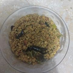 A picture of Achari Mash ki Daal.
