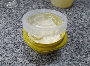 Una foto de Queso crema casero