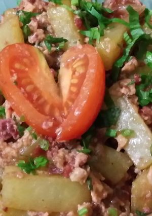 Foto resep Kornet Kentang Teriyaki