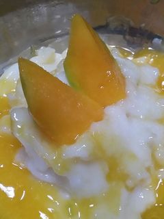 Foto resep Bubur Sumsum Saus Mangga