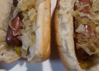 How to Cook Perfect Homemade Fermented Sauerkraut on Hotdogs