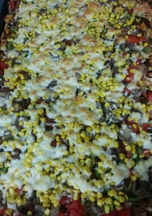 عکسی از دستور پیتزای فوق العاده شوهر جانم