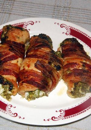 A picture of Baked Stuffed Chicken.