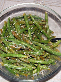 A picture of Italian Parmesan Green Beans.