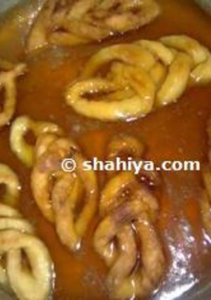 صورة لوصفة طريقة عمل حلوى القريوش