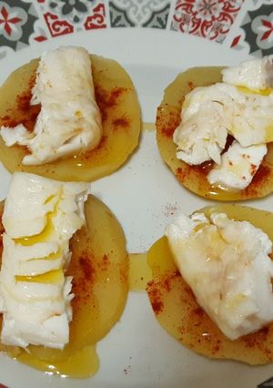 Foto principal de Ensalada templada de bacalao y patata