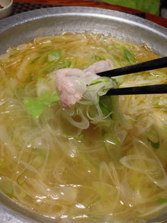 A picture of Use Up Lots of Green Onions! Soup Shabu-Suki.