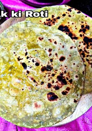 A picture of Palak ki Roti.