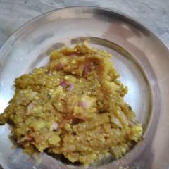 A picture of Baingan bharta.