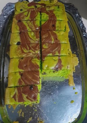 Foto resep Bolu pandan.