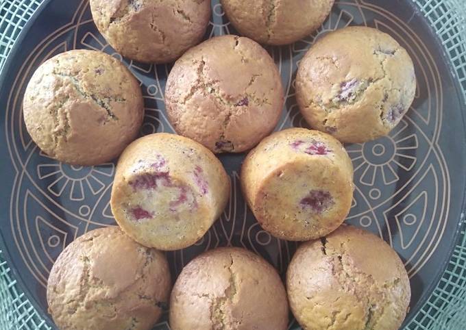Muffins aux Framboises / Healthy