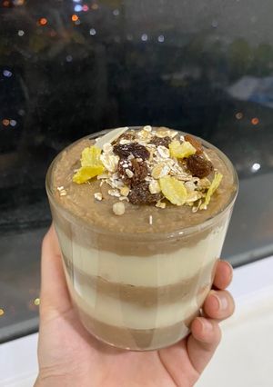 Hình của món Khoai môn đường đen mochi.