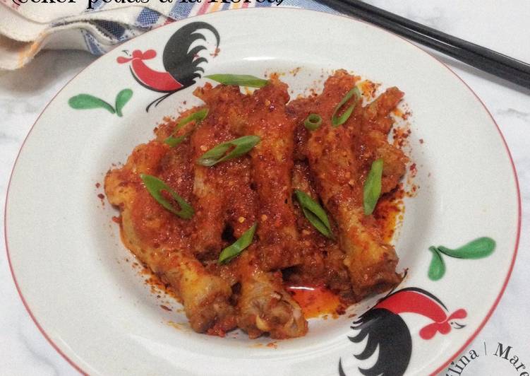 Maeun Dakbal (ceker pedas a la Korea)
#Bandung_RecookNiaBayens