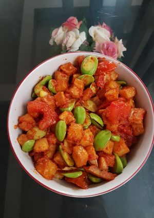 Foto resep Sambal kentang petai