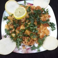 A picture of Vrat special(aloo or kamal kakdi ki sabji).