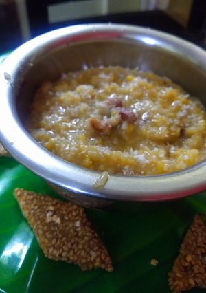 A picture of Sweet Pongal.