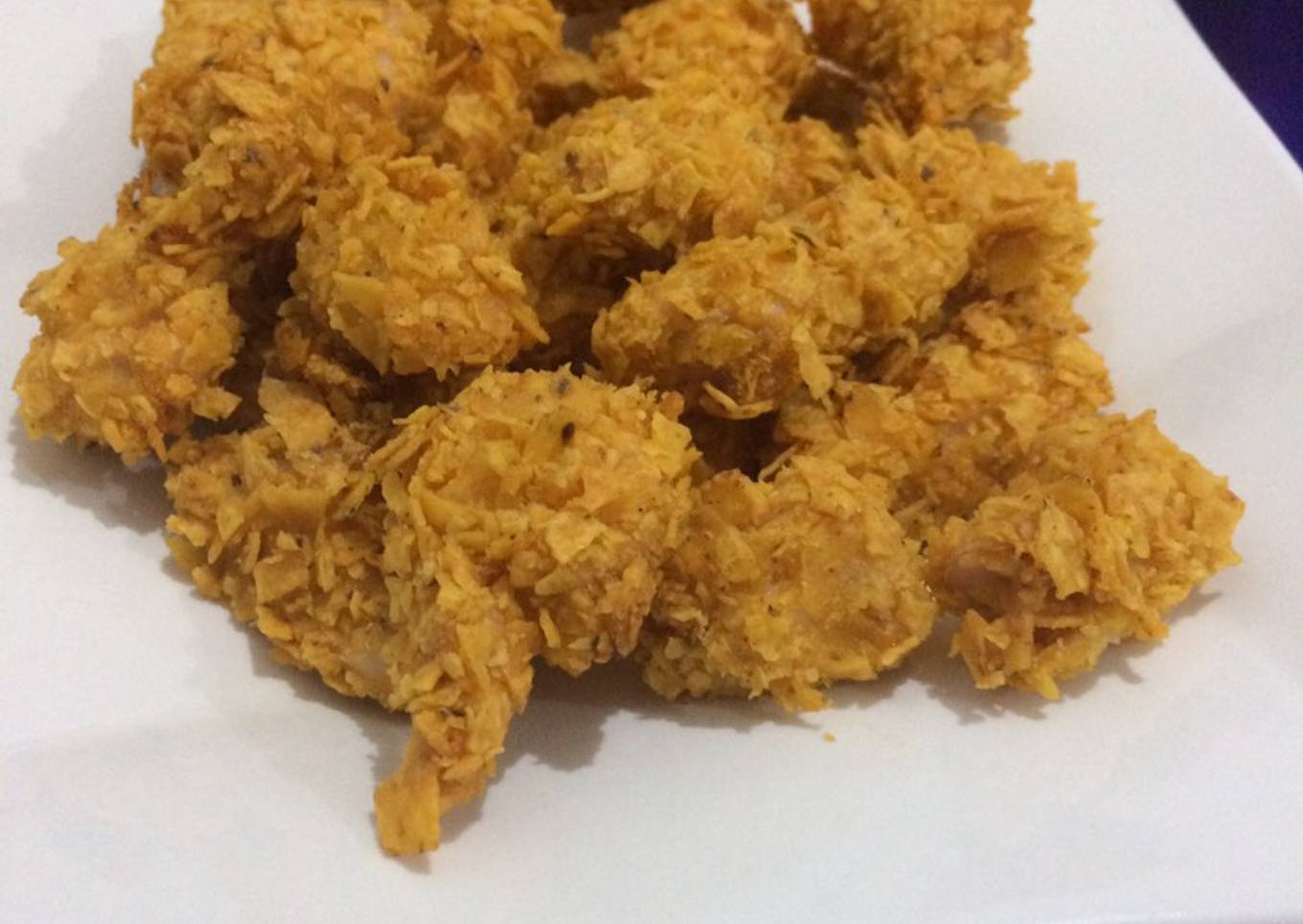 Langkah Mudah untuk Menyiapkan BBQ chicken popcorn *M24, Menggugah
Selera