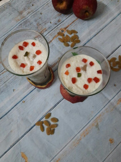 A picture of Creamy apple shake.