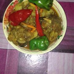 A picture of Cowleg and pomo papper soup.