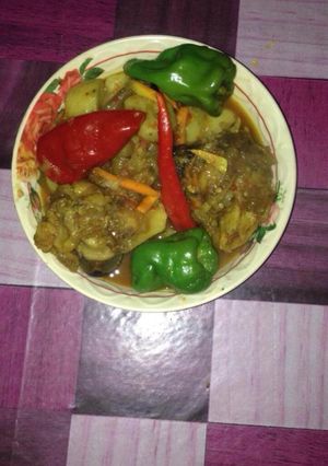 A picture of Cowleg and pomo papper soup.