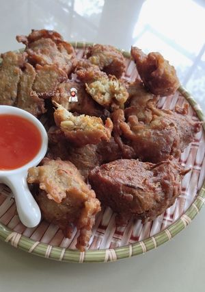 Gambar Cekodok/Cucur nasi bilis