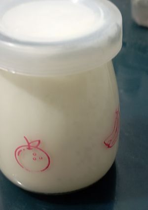 Hình của món Sữa chua vị lục trà sữa.