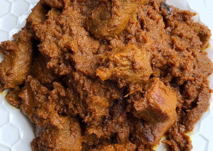 Standar Cara  bikin Rendang yang enak