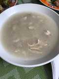 Caldillo de pollo y huevo