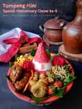 Tumpeng Mini (nasi dengan olahan buah Strawberry)