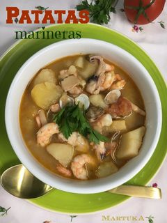 Una foto de Patatas Marineras