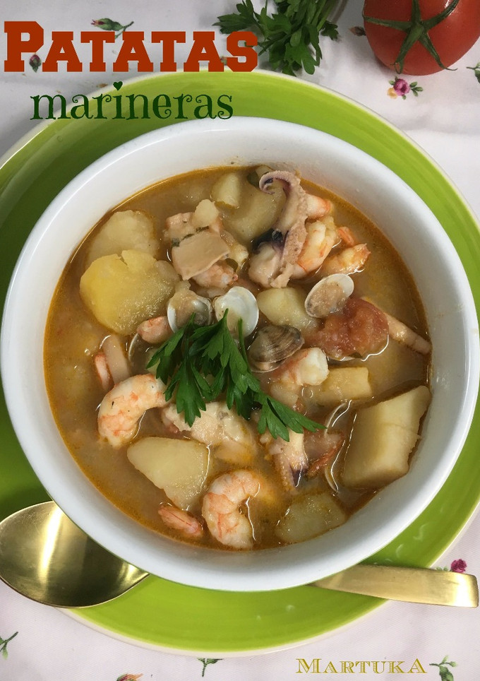 Una foto de Patatas Marineras