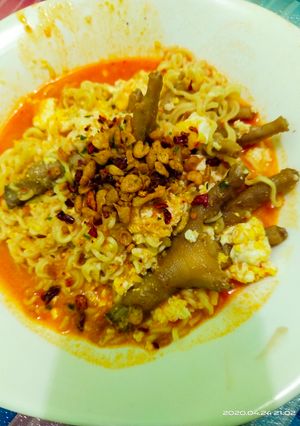 Foto resep Mie goreng becek (ceker)