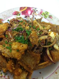 รูปของ ลาบปลาทับทิม