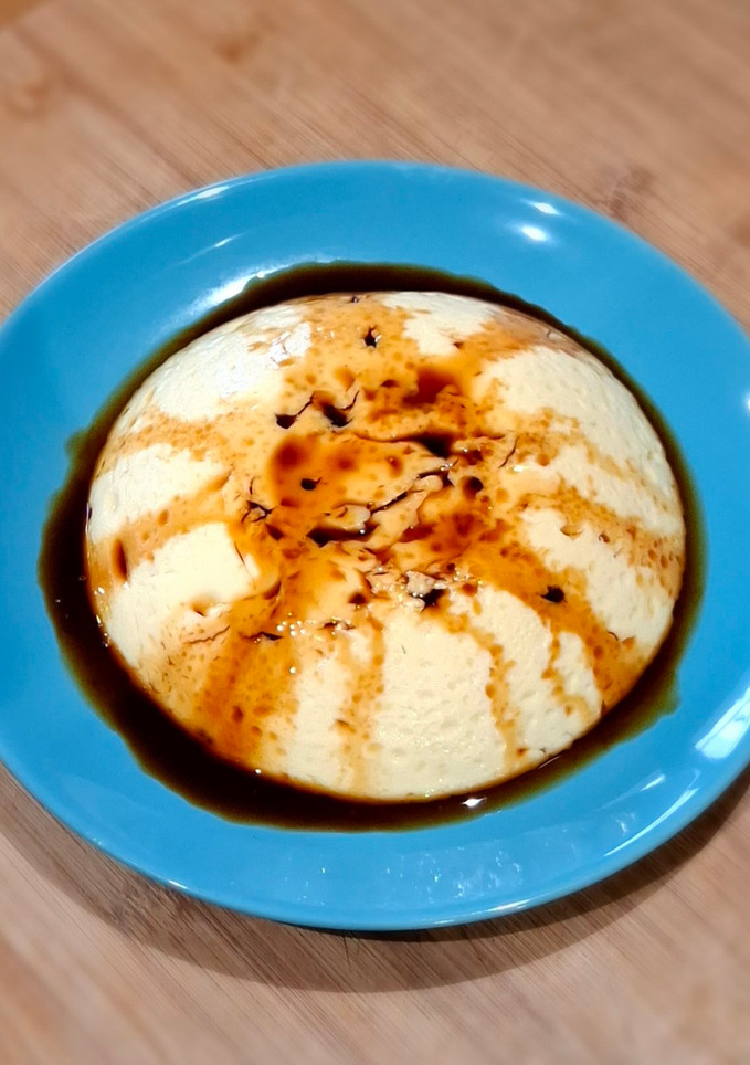 Una foto de Flan rápido en microondas