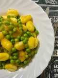 Gnocchi with Peas and Pumpkin